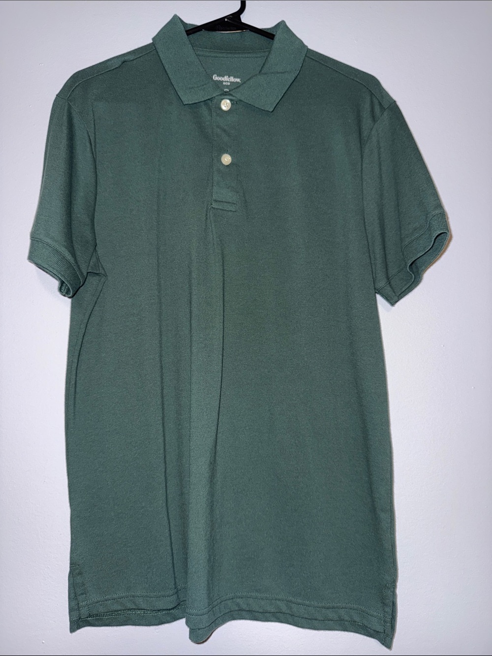 Goodfellow & Co Forest Green Short-Sleeve Polo